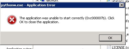 pythonw.exe - Application Error.jpg